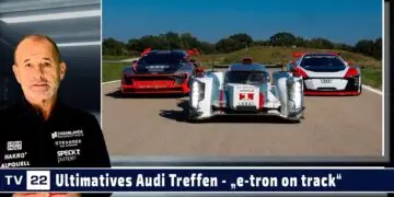 MOTOR TV22: Ultimatives Treffen elektrifizierter Prototypen von Audi Sport: „e-tron on track“