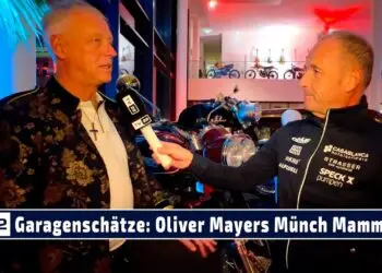 Garagenschätze: Oliver Mayer und die Liebe zum Motorrad – gleich 2 Münch Mammut fährt er regelmäßig