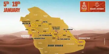Rally Dakar: Die Etappen und Strecken 2024