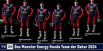 RALLY DAKAR: Das Monster Energy Honda Team der Dakar 2024