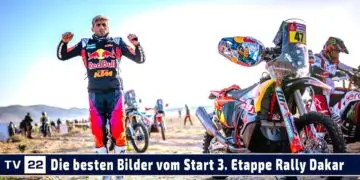 Die besten Bilder vom Start der Motorräder in die 3. Etappe der Rally Dakar 2024