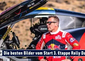 So sieht der Start der Autos in die 3. Etappe der Rally Dakar 2024 aus