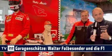 Garagenschätze: Walter Falbesoners Toyota GR Supra und Formel 1 Legenden Lauda, Trulli & Fittipaldi
