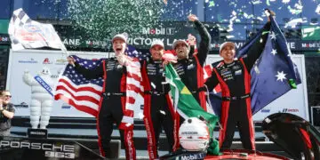 Porsche 963 von Porsche Penske Motorsport siegt in hochspannendem Finale ©Porsche Motorsport