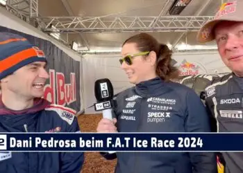 MOTOR TV22: MotoGP Legende Dani Pedrosa beim F.A.T. Ice Race in Zell am See 2024