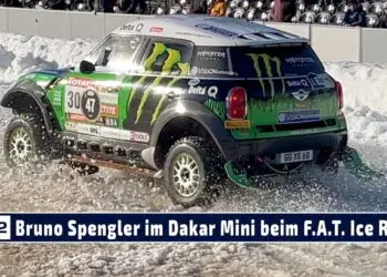 MOTOR TV22: Bruno Spengler mit Rally Dakar Mini beim F.A.T. Ice Race in Zell am See 2024