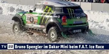 MOTOR TV22: Bruno Spengler mit Rally Dakar Mini beim F.A.T. Ice Race in Zell am See 2024