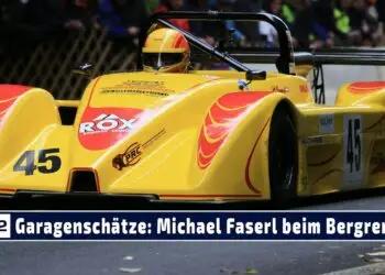 Garagenschätze: Michael Faserl mit seinem Gruppe C PRC S4 Prototypen beim Bergrennen