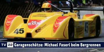 Garagenschätze: Michael Faserl mit seinem Gruppe C PRC S4 Prototypen beim Bergrennen