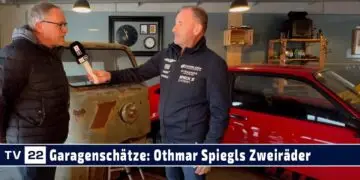 Garagenschätze: Othmar Schätzchen eine Moto Guzzi 250 Ercole, Puch und verschiedene Zweiräder