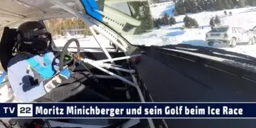 MOTOR TV22: Moritz Minichberger und sein Golf beim Ice Race im Kaunertal 2024