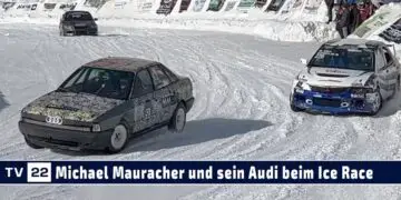 MOTOR TV22: Michael Mauracher und sein Audi beim Ice Race im Kaunertal 2024
