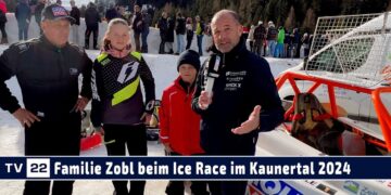 MOTOR TV22: Wolfgang Zobl und seinen Kids Julia und Manuel beim Ice Race im Kaunertal 2024