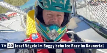 MOTOR TV22: Josef Vögele mit seinem Buggy beim Ice Race im Kaunertal 2024