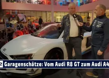 1707670255 maxresdefault Garagenschätze: Oliver Mayer und die Audis – Audi R8 V10 GT RWD und Audi A4 Quattro STW Rennwagen