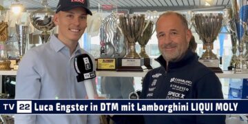 MOTOR TV22: Luca Engstler startet mit Team Lamborghini LIQUI MOLY in die zweite DTM-Saison