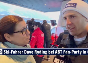 MOTOR TV22: Skifahrer Dave Ryding bei der großen ABT Fan-Party in Gurgl im Ötztal