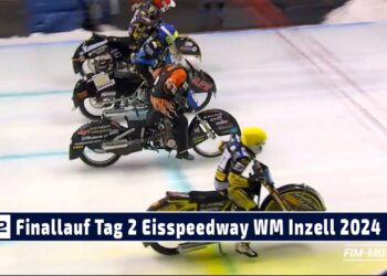 Ice Speedway WM Inzell: Finallauf Sonntag – Finne Riihimäki siegt auf Inzeller Eis 2024