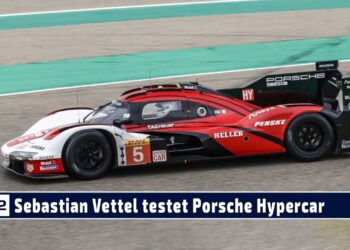 MOTOR TV22: Weltpremiere – Sebastian Vettel testet für Le Mans Porsche 963 Hypercar in Aragón