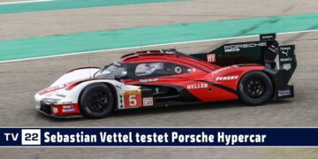 MOTOR TV22: Weltpremiere – Sebastian Vettel testet für Le Mans Porsche 963 Hypercar in Aragón