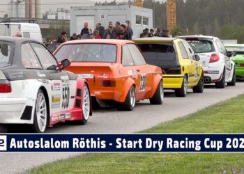 MOTOR TV22: Autoslalom-Start zum 45. Int. Vorarlberger Dry Racing Cup im Drivingcamp Röthis 2024