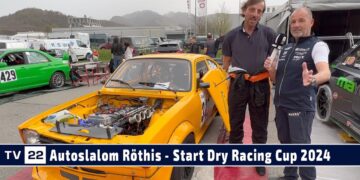 MOTOR TV22: Thomas Feuerstein mit seinem Opel Kadett C beim Dry Racing Cup in Röthis 2024