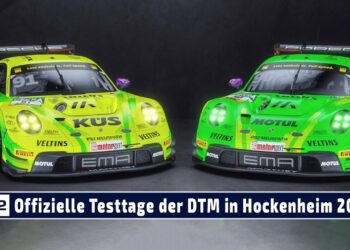 MOTOR TV22: Grello und Greeno beim offiziellen DTM Test am Hockenheimring