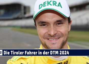 MOTOR TV22: Die Tiroler Fahrer Lucas Auer und Clemens Schmid beim offiziellen DTM Test 2024