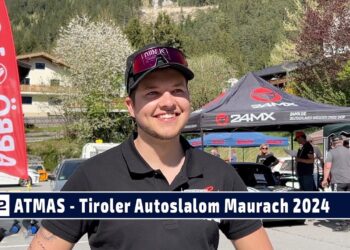 MOTOR TV22: Sieger Elias Scheibenstock mit seinem Ford Fiesta ST beim Autoslalom in Maurach | ATMAS