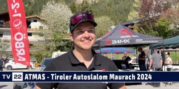 MOTOR TV22: Sieger Elias Scheibenstock mit seinem Ford Fiesta ST beim Autoslalom in Maurach | ATMAS