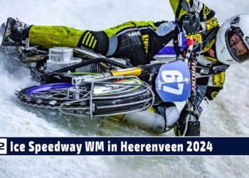 Die besten Bilder der Ice Speedway WM in Heerenveen: Martin Haarahiltunen erneut Weltmeister 2024