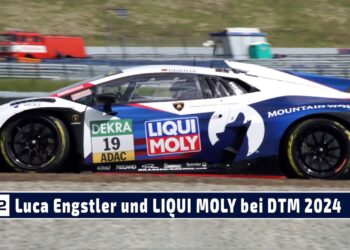 MOTOR TV22: Luca Engstler im LIQUI MOLY Lamborghini beim Saisonstart der DTM 2024
