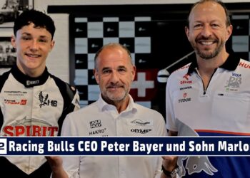 Racing Bulls-CEO Peter Bayer und sein Sohn Marlon im Interview vor dem Heimrennen in Imola 2024
