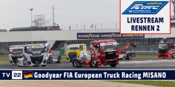 🇩🇪 LIVE aus Misano: Goodyear FIA European Truck Racing Championship Rennen 2 – 25. Mai 2024