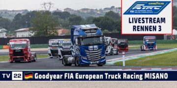 🇩🇪 LIVE aus Misano: Goodyear FIA European Truck Racing Championship Rennen 3 – 26. Mai 2024