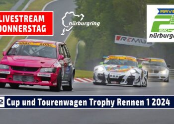 🇩🇪 RE- LIVE Cup und Tourenwagen Trophy Rennen 1 – ADAC RAVENOL 24h Nürburgring Donnerstag 2024