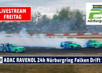 🇩🇪 RE-LIVE Falken-Drift-Show ADAC RAVENOL 24h Nürburgring – Größte Autorennen der Welt