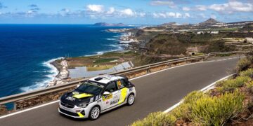 Das ADAC Opel Rally Junior Team feiert ein Doppelpodium