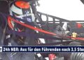 24h NBR – Aus für den Leader! Schwerer Unfall für Rowe-BMW #99, Sheldon van der Linde geht es gut