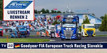 🇩🇪 LIVE vom Slovakiaring: R2 Goodyear FIA European Truck Racing Championship – 8. Juni 2024