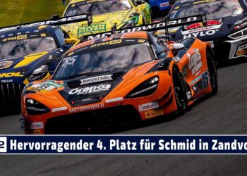 MOTOR TV22: Clemens Schmid nach sensationellem Rennen auf Platz 4 im Rennen 1 der DTM in Zandvort