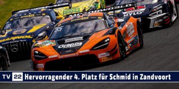 MOTOR TV22: Clemens Schmid nach sensationellem Rennen auf Platz 4 im Rennen 1 der DTM in Zandvort
