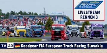 🇩🇪 LIVE vom Slovakiaring: R3 Goodyear FIA European Truck Racing Championship – 9. Juni 2024