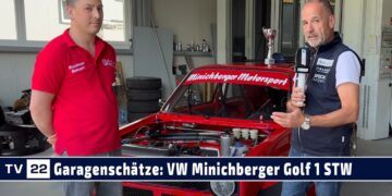 Garagenschätze: Tobias Santer und sein VW Minichberger Golf 1 STW für den Bergrennsport