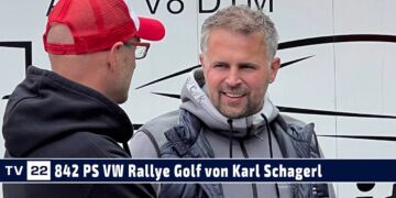 MOTOR TV22:Der  842 PS VW Rallye Golf von Bergstaatsmeister Karl Schagerl beim Glasbachrennnen