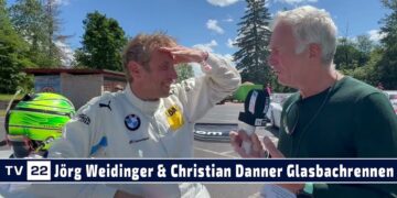 MOTOR TV22: Jörg Weidinger und Christian Danner beim Fachspimpeln Glasbachrennen 2024
