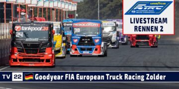 🇩🇪 RE-LIVE aus Zolder: R2 Goodyear FIA European Truck Racing Championship – 22. Juni 2024