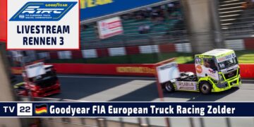 🇩🇪 LIVE aus Zolder: R3 Goodyear FIA European Truck Racing Championship – 23. Juni 2024