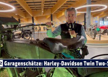 Garagenschätze: Harley-Davidson Twin Two-Speed & 4-Zyl. Bikes der 1910er Mountain Motorcycle Museum