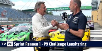 MOTOR TV22: Hermann Speck gewinnt P9 Challenge Sprint Rennen 1 mit ESET Cup am Lausitzring 2024